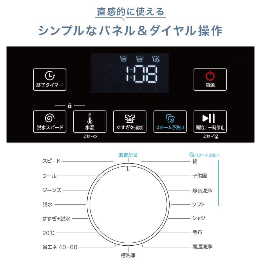 ドラム式洗濯機 スリム 洗濯機 6kg 左開き 一人暮らし 自動投入