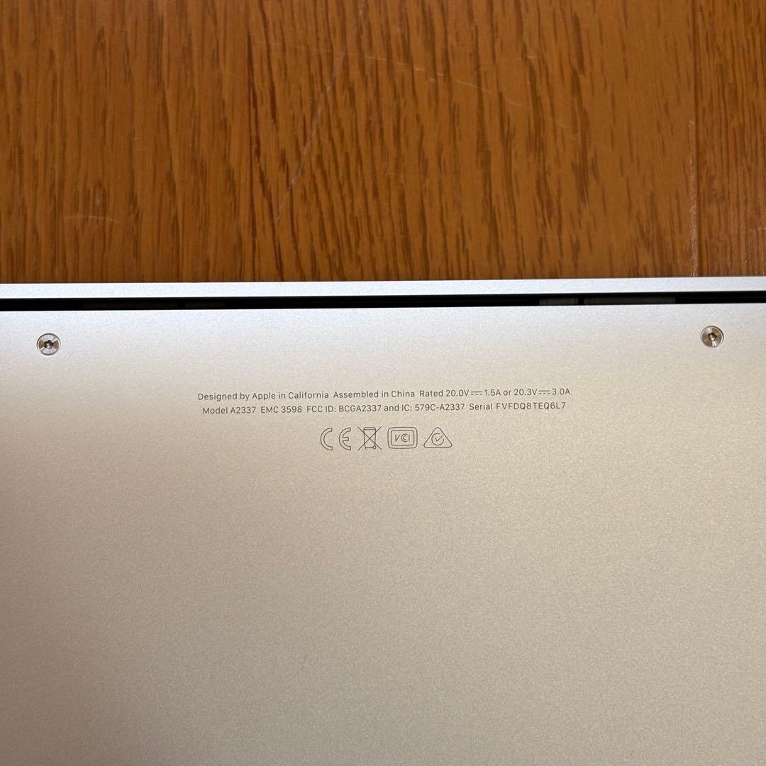 【バッテリー良好・充放電51回】 MacBook Air (M1, 2020)