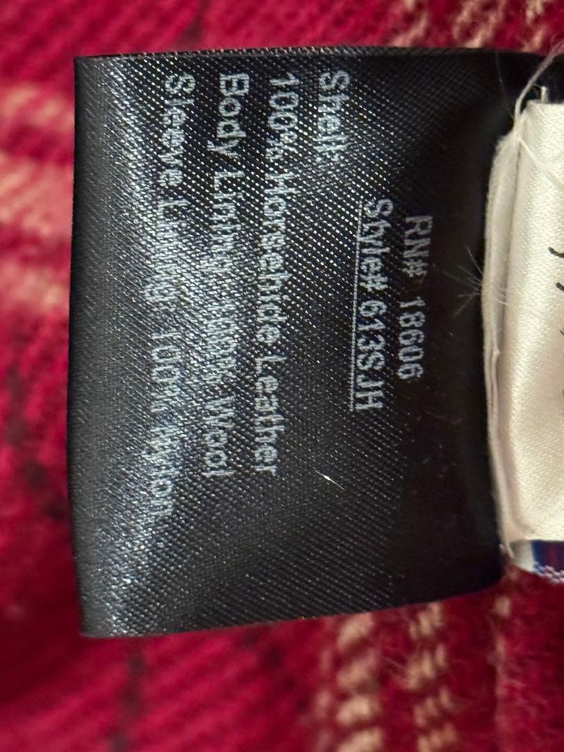 【廃盤】Schott 613SJH size34 スペシャル ホースハイド