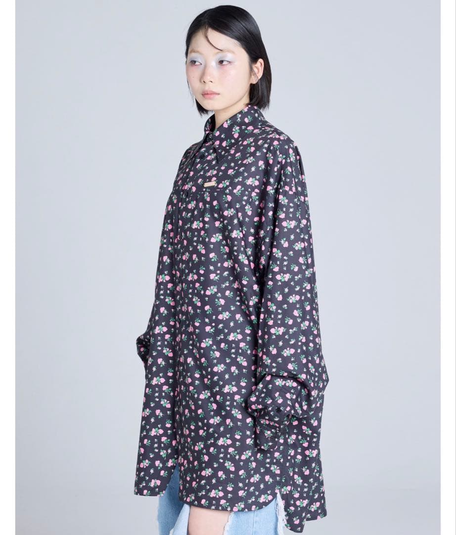 トップス little sunny bite floral shirts