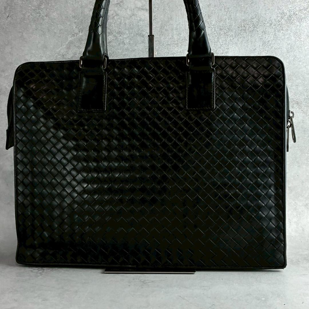 ボッテガヴェネタ ビジネスバッグ A4◎ イントレチャート 黒