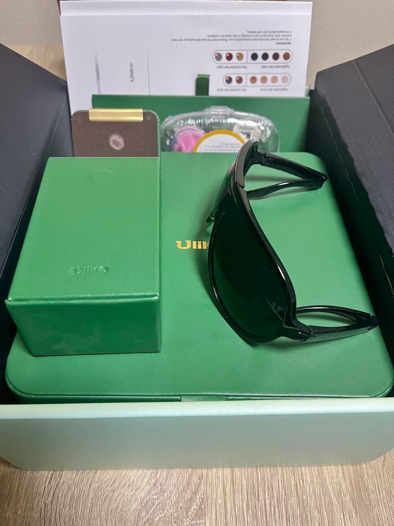 Ulike 脱毛器 グリーン&ゴールド