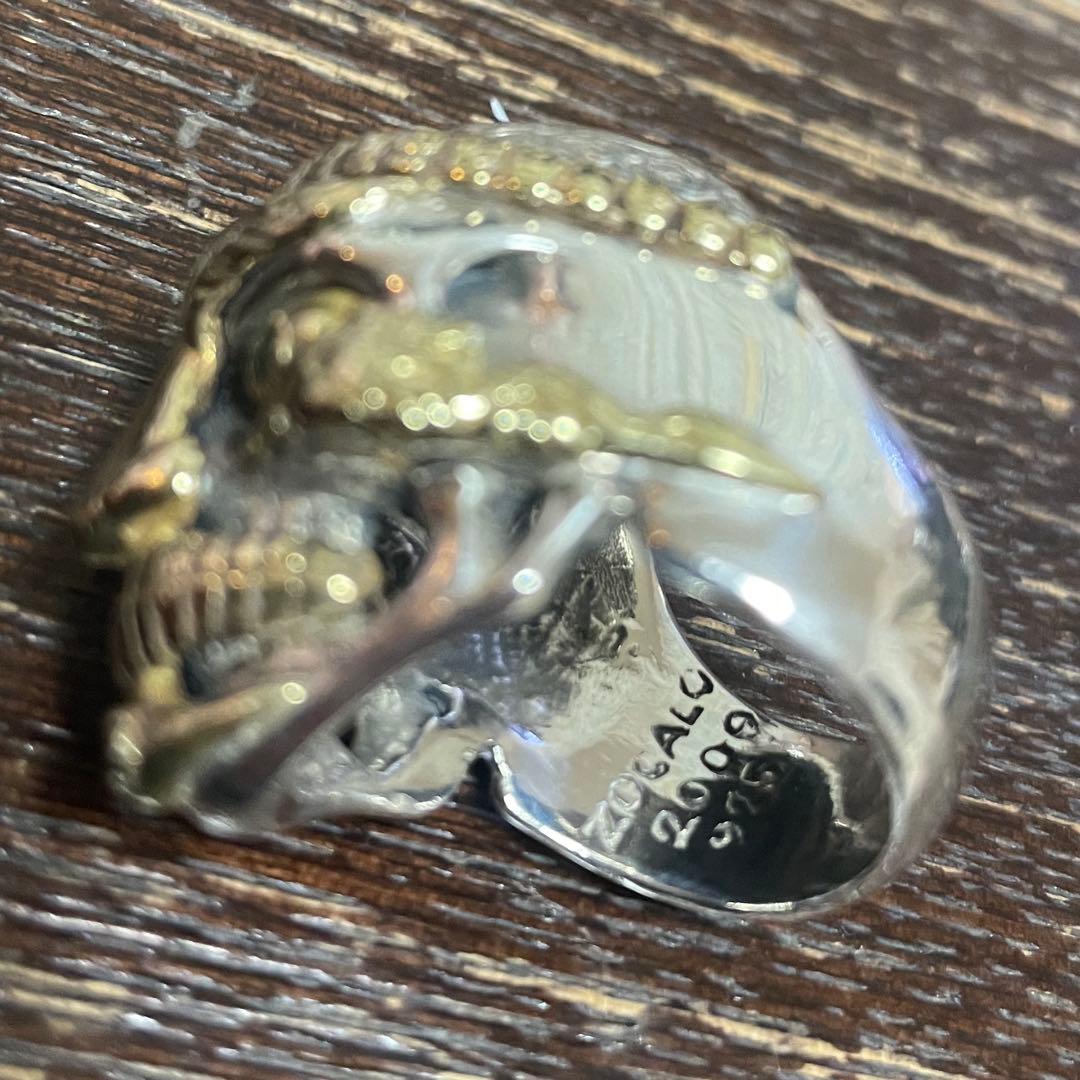 Null. 様　ソカロ　TIBETAN MONK SKULL RING 925