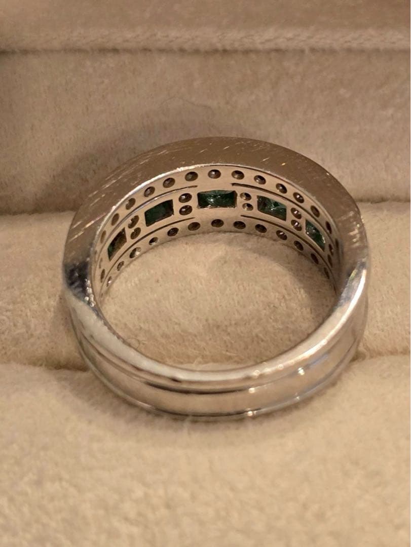 【最終値下げ】DAMIANI 750ベルエポック エメラルド K18WG リング