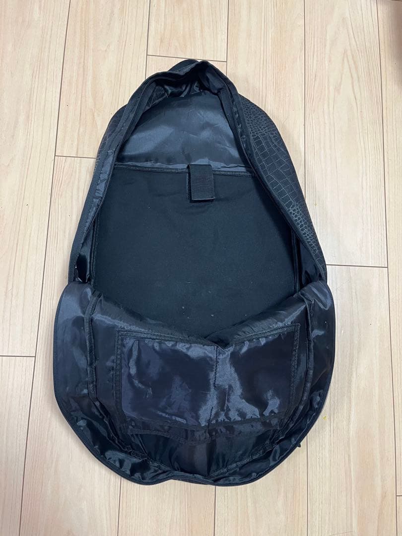 Supreme クロコダイル柄　ブラックリュック