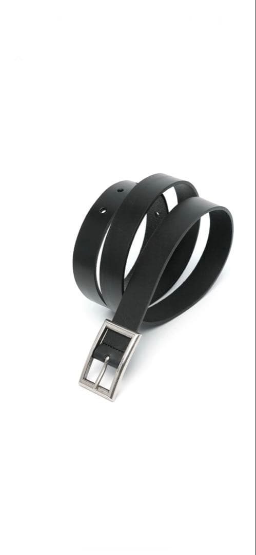 Saint Laurent ロゴエングレーブ レザーベルト