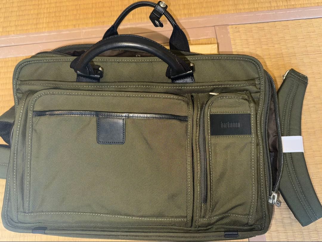 ハートマンスリーウェイバッグ（オリーブグリーン）