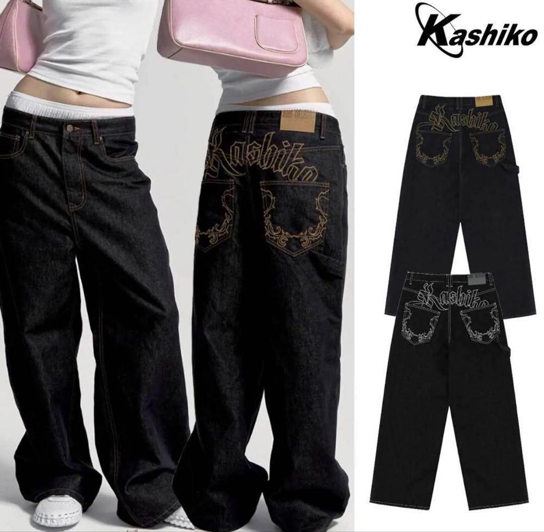kashiko デニムパンツ ズボン 韓国