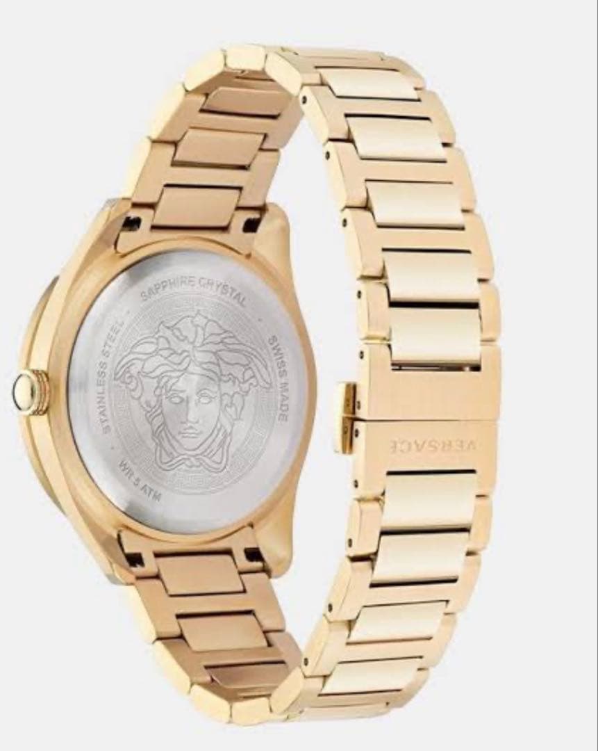 VERSACE ヴェルサーチェ　グレカドームクォーツ　ゴールド