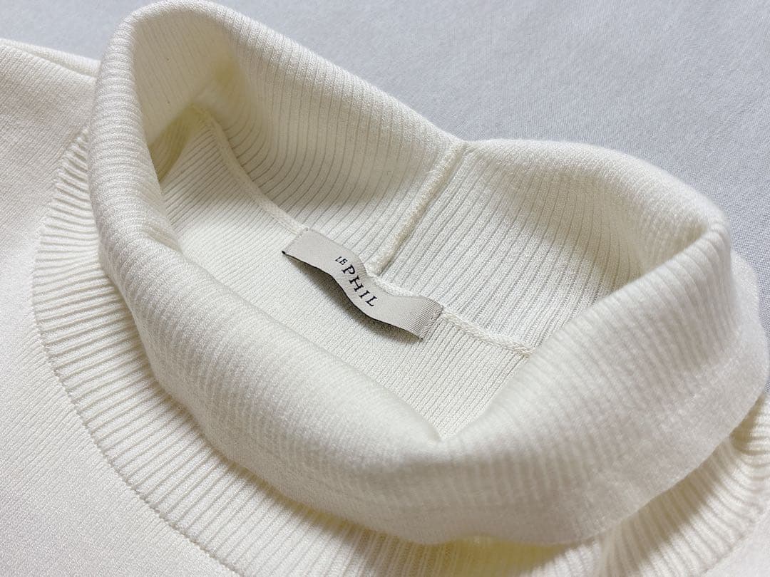 LE PHIL✨ ルフィル ボーダー ハイネック ニット プルオーバーADORE