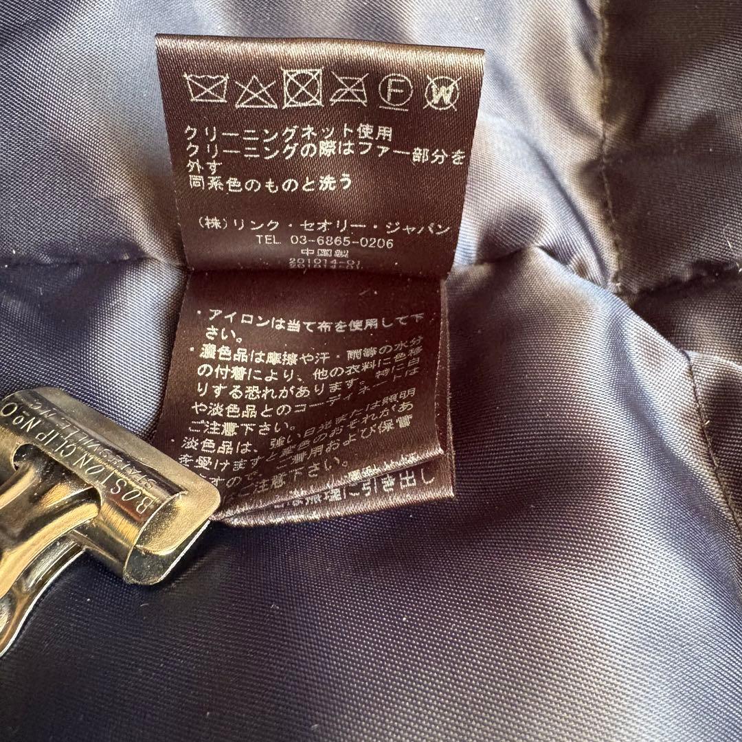 未使用級 セオリー ダウンコート 定価11万円 S ネイビー