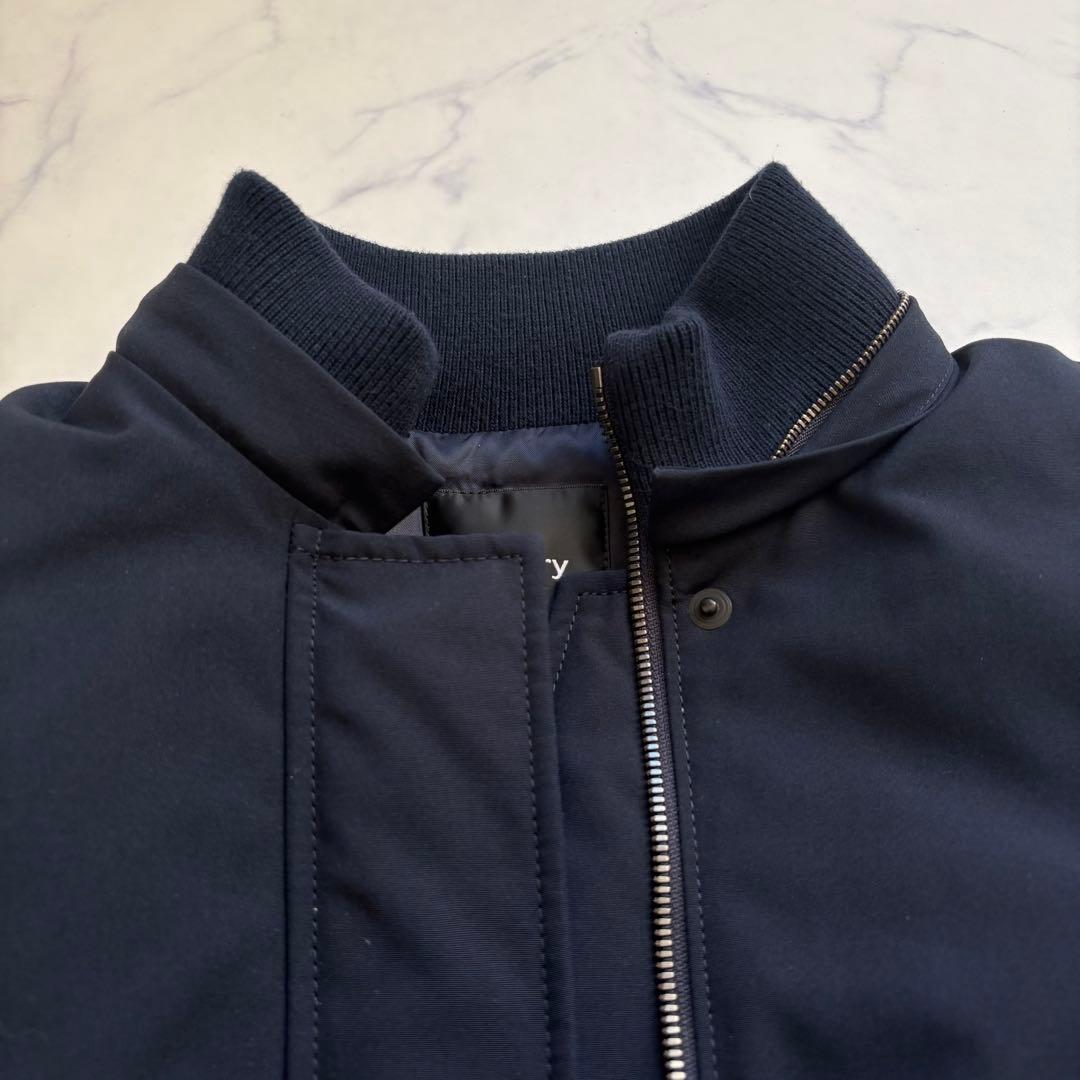 未使用級 セオリー ダウンコート 定価11万円 S ネイビー