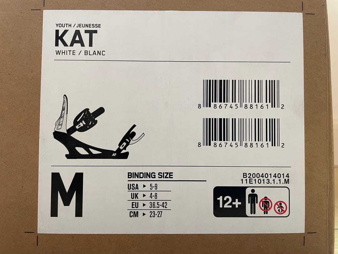 K2 KAT ビンディング Mサイズ YOUTH