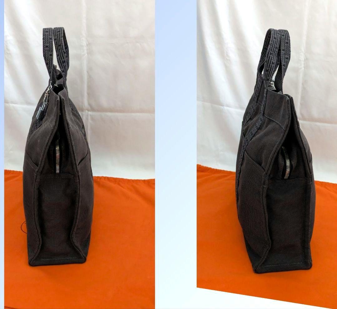 【美品】HERMES エルメス トートバッグエールラインMM 保存用巾着袋付き