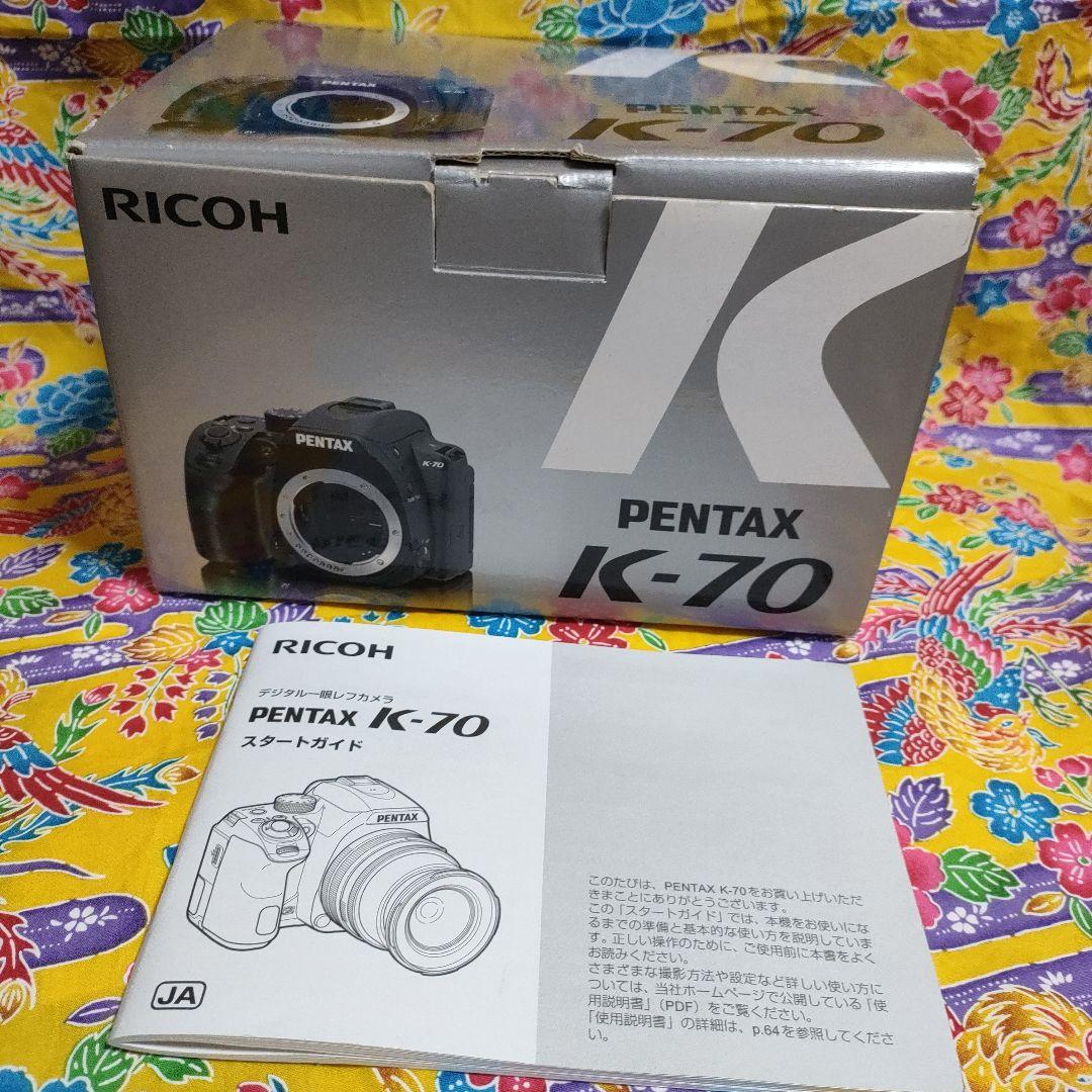 PENTAX k-70 カメラ本体・18−135mmと５０mmレンズのセット
