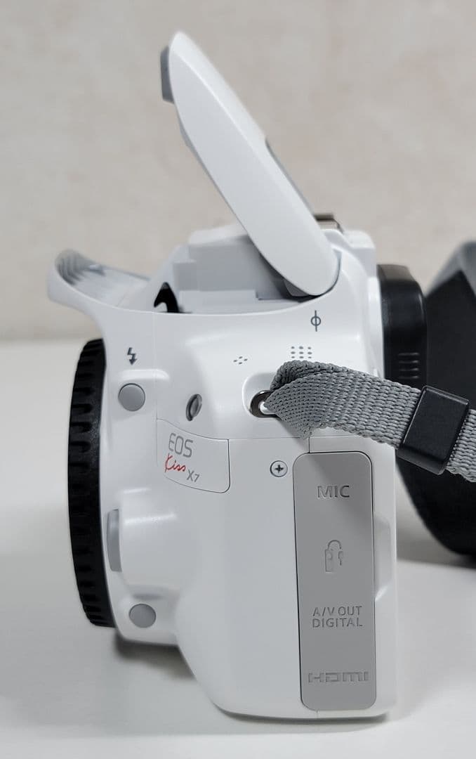Canon EOS Kiss X7 ホワイト 一眼レフカメラ ダブルレンズキット