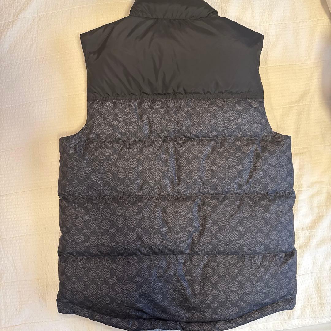 COACH ダウンベスト グレー ブラック175/96A