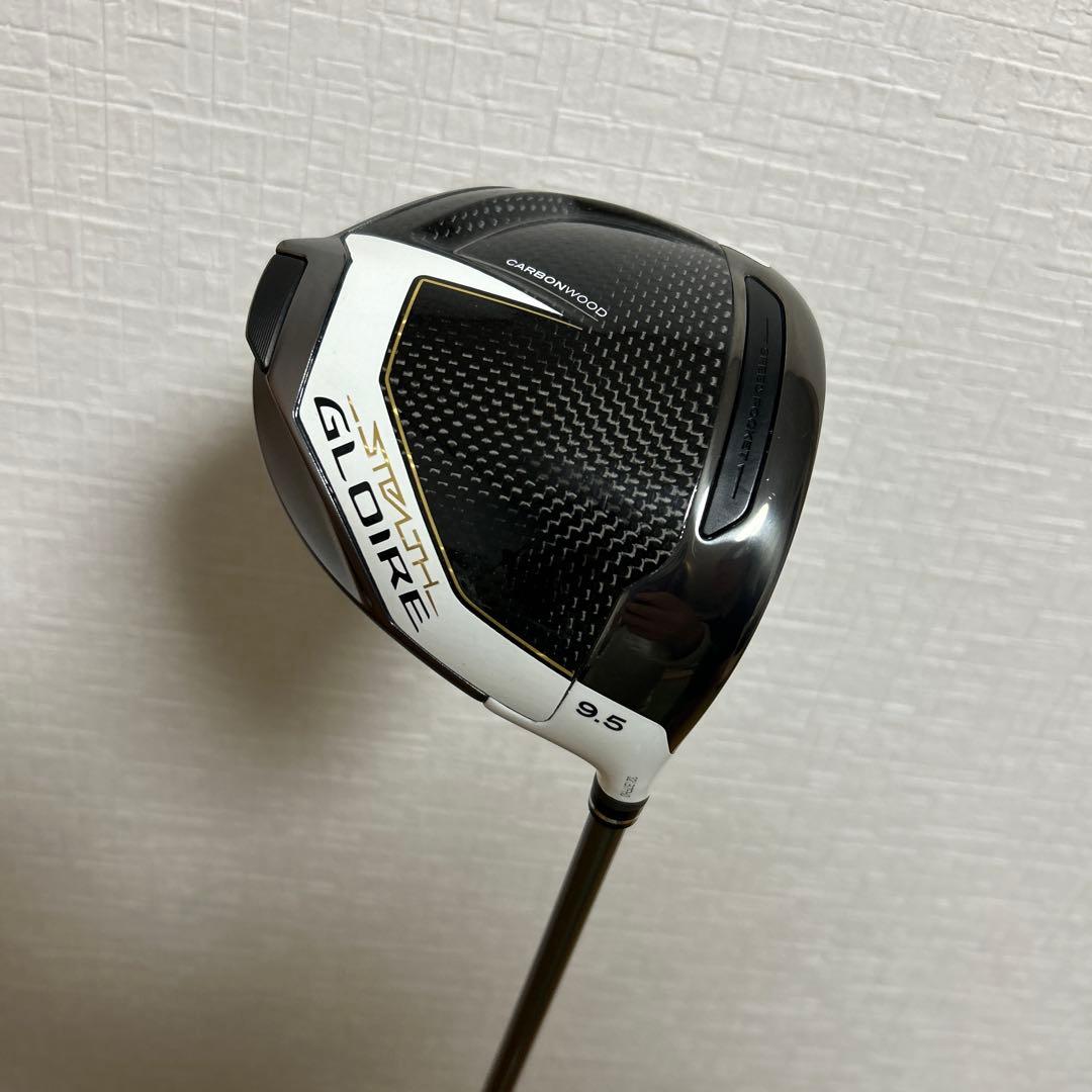 テーラーメード・ステルスグローレ 9.5°純正Sシャフト ヘッドカバー付き