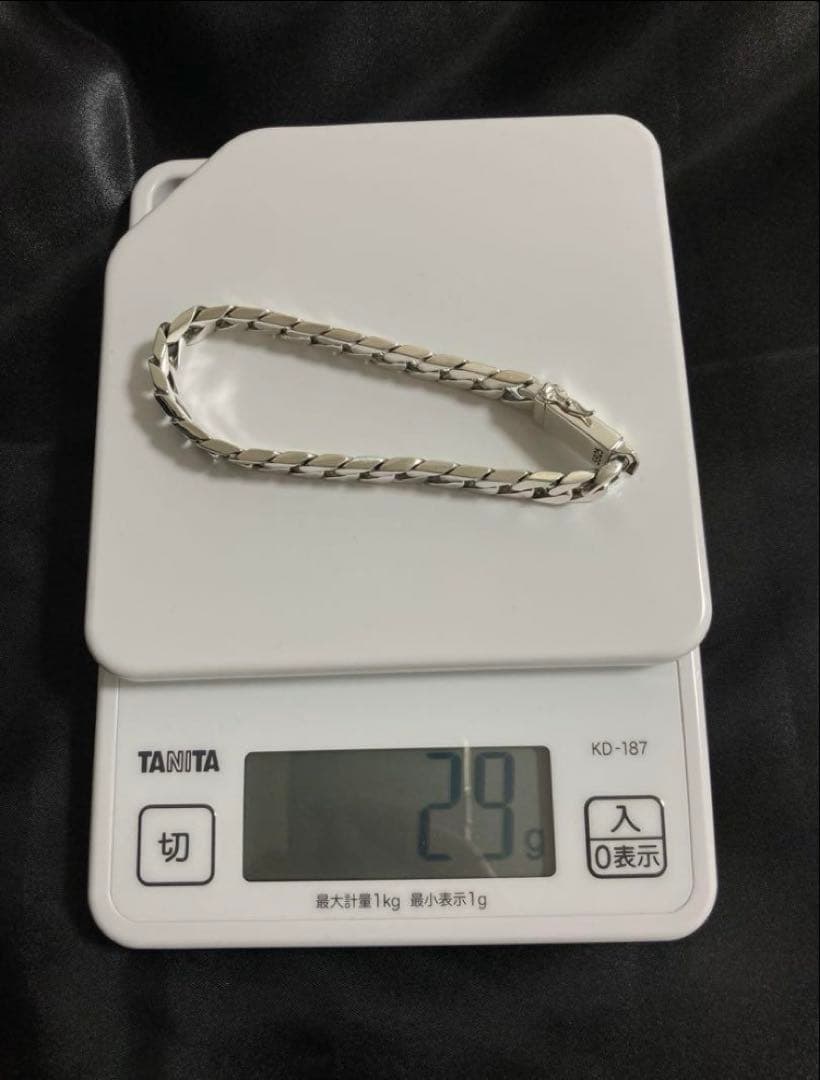 925 シルバー925 喜平 チェーン ブレスレット 重厚 高級 高見え