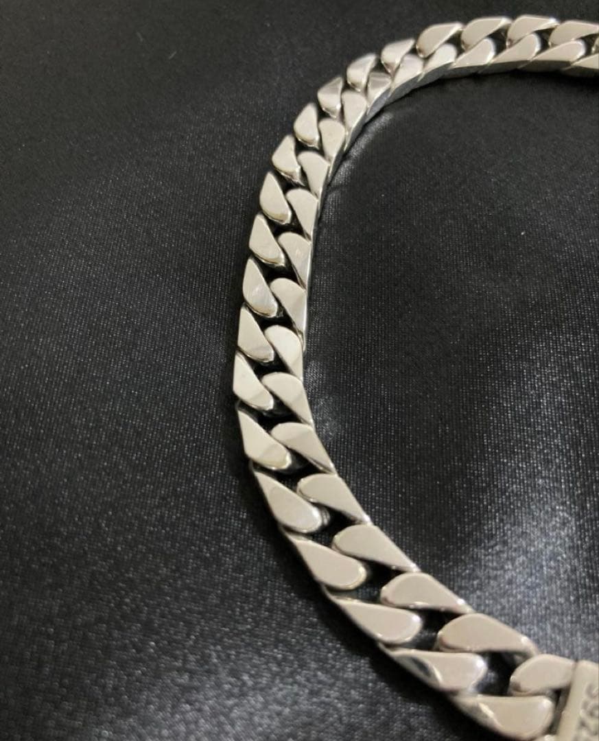 925 シルバー925 喜平 チェーン ブレスレット 重厚 高級 高見え