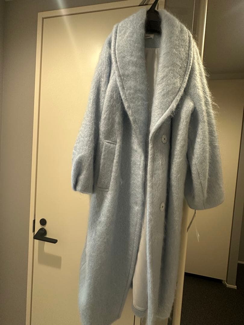 新品未使用 snidel シャギーロングコート 2024AW