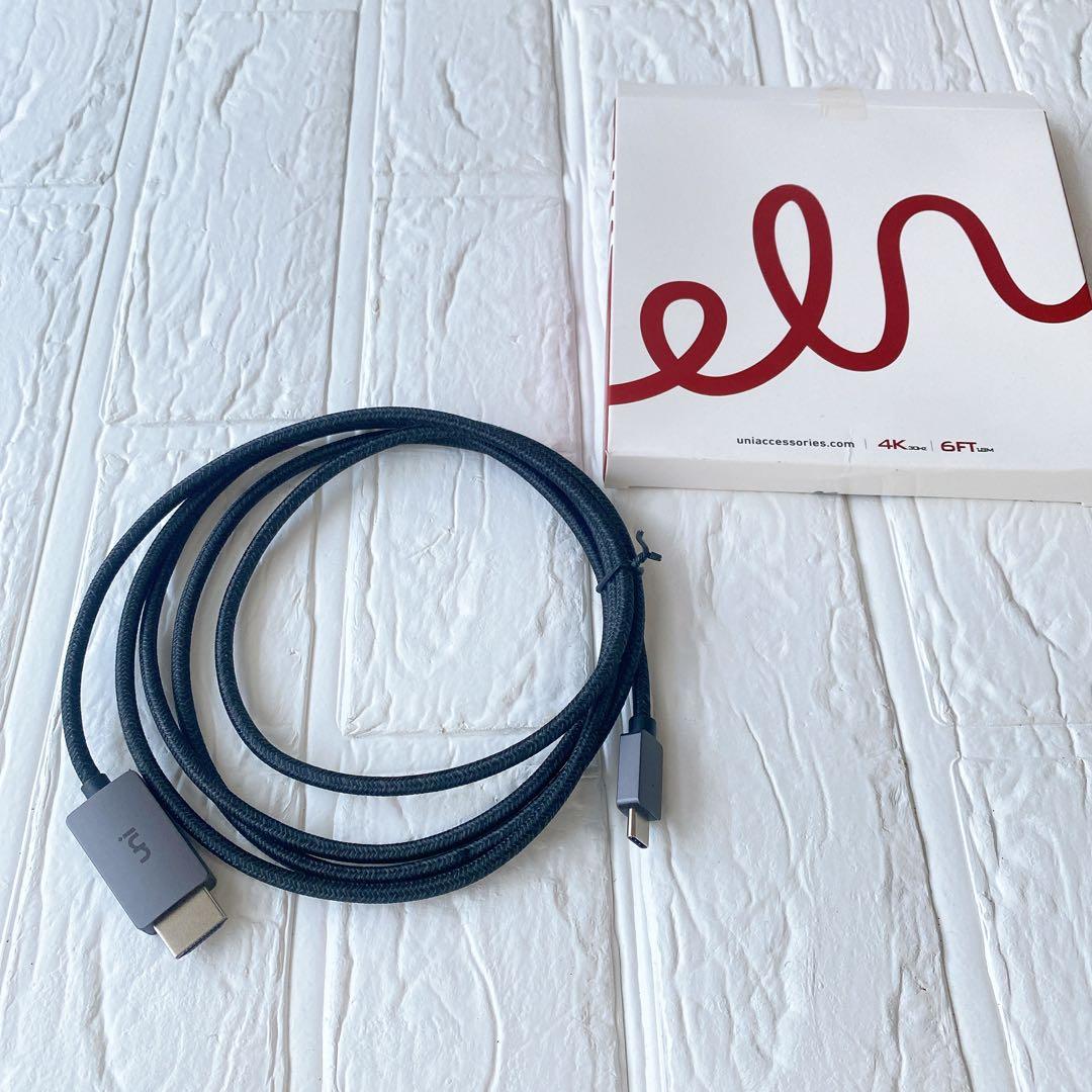 HDMI to USB-Cケーブル 1.8M 4K対応 iPad Pro 等