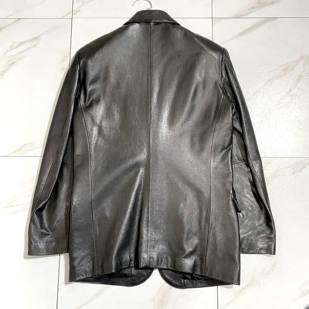 希少⭐︎FREEDOM 90s ラムレザー テーラードジャケット 羊革