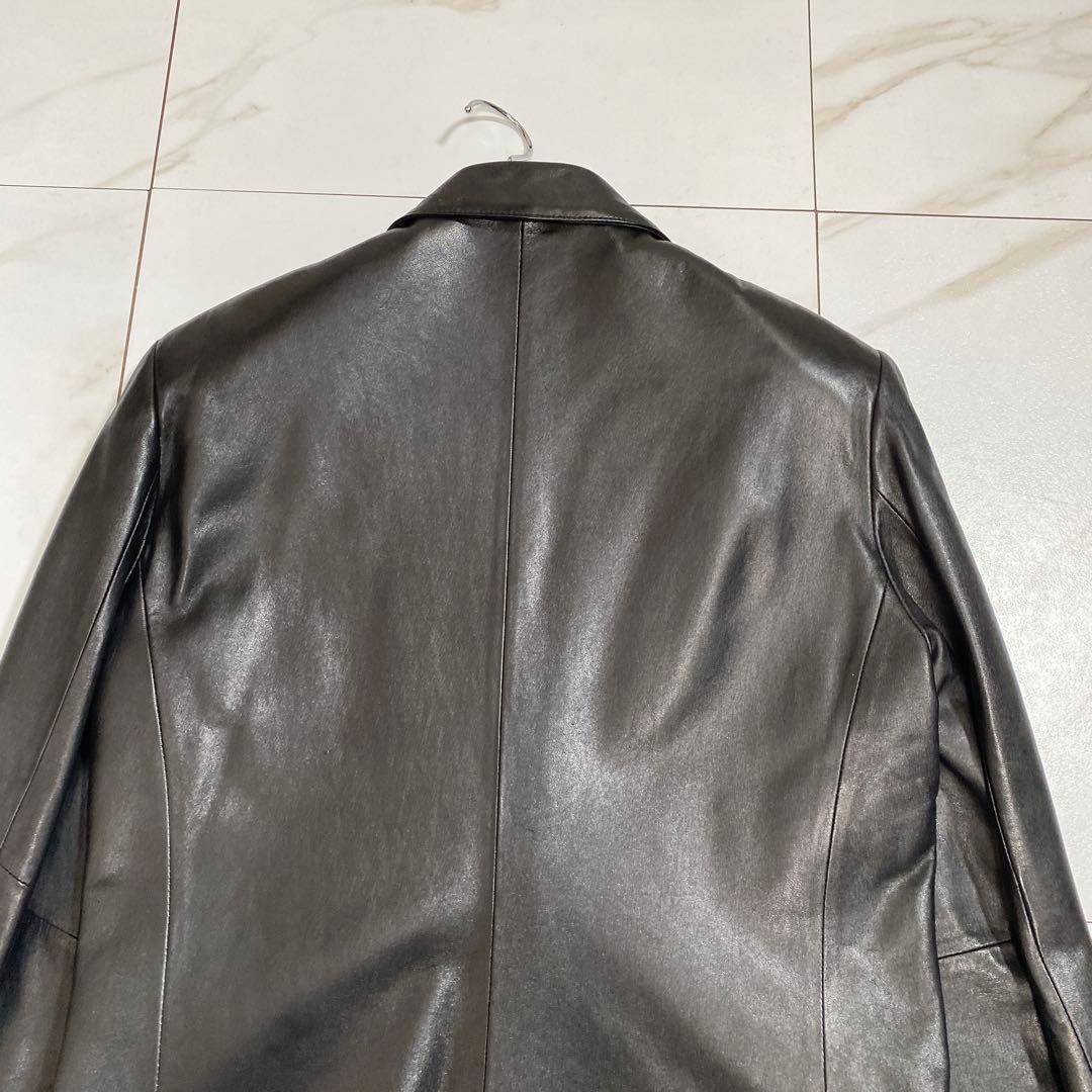 希少⭐︎FREEDOM 90s ラムレザー テーラードジャケット 羊革