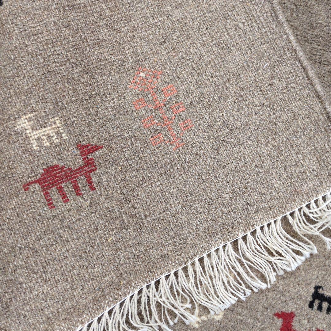 Winter SALE ペルシャ絨毯　ギャッベ　新品 147x105cm