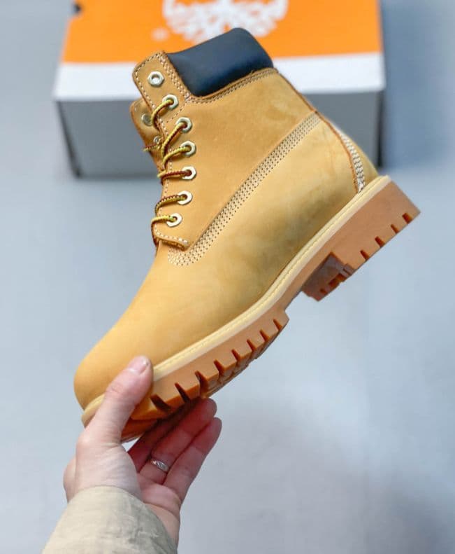 Timberland ベージュ ハイカット ワークブーツ 24cm