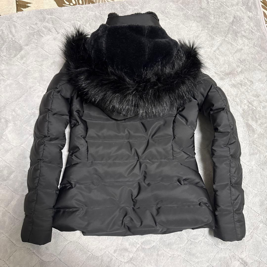 3way ZARA ザラ ダウンジャケット ボア ファー付き ブラック S