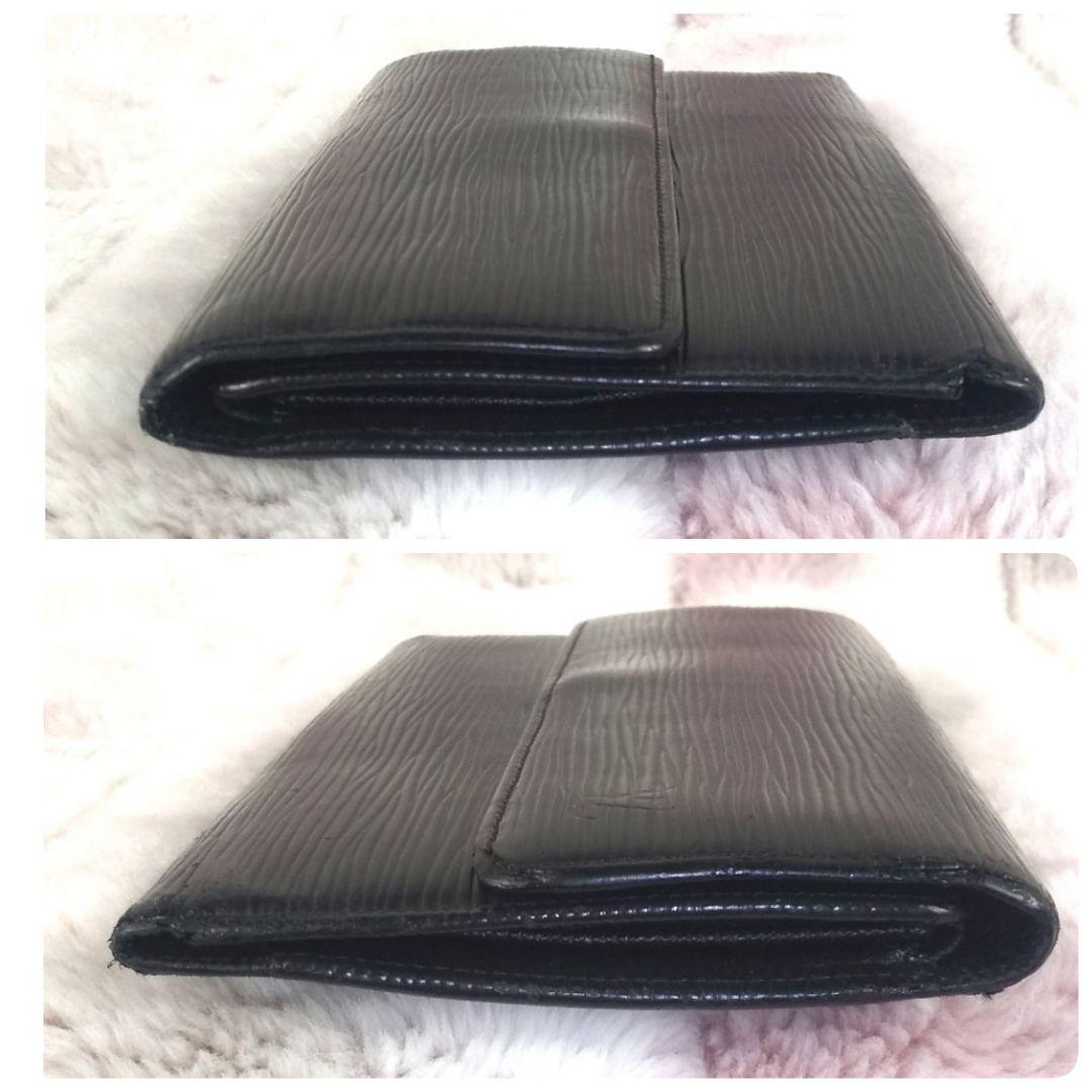 【セール価格】【美品】Louis Vuitton エピレザー ブラック長財布