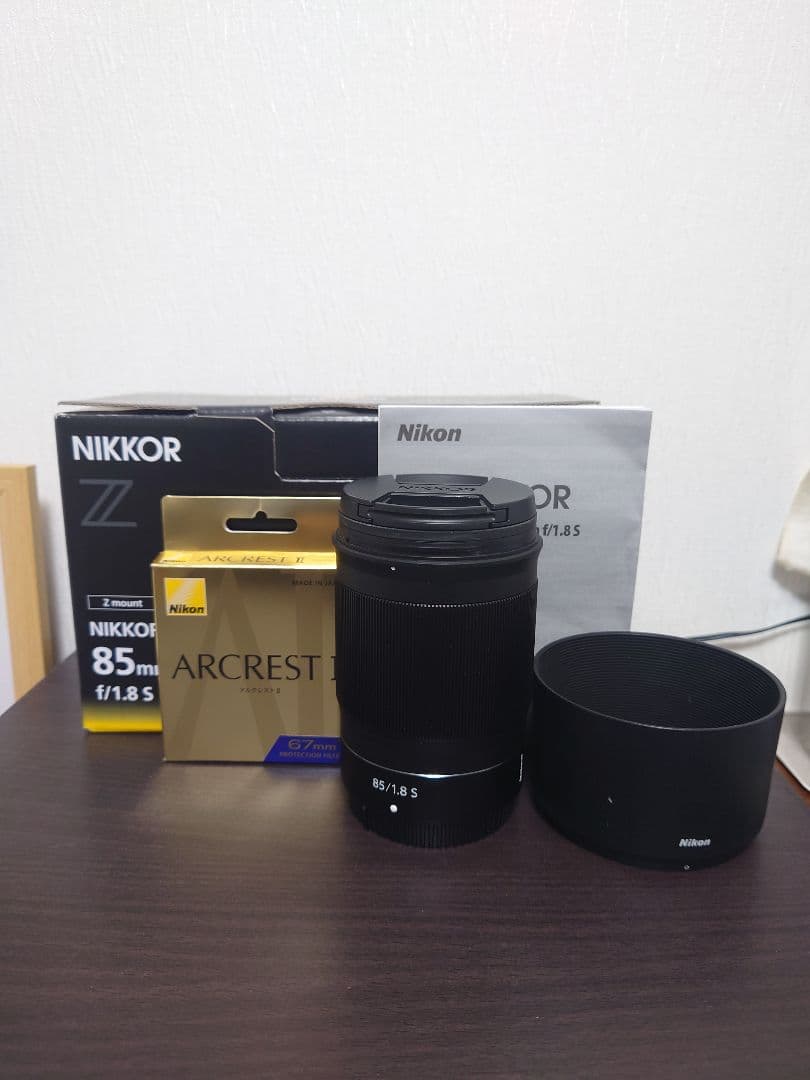 NIKON NIKKOR Z 85mm / f1.8s 美品【高級フィルター付】