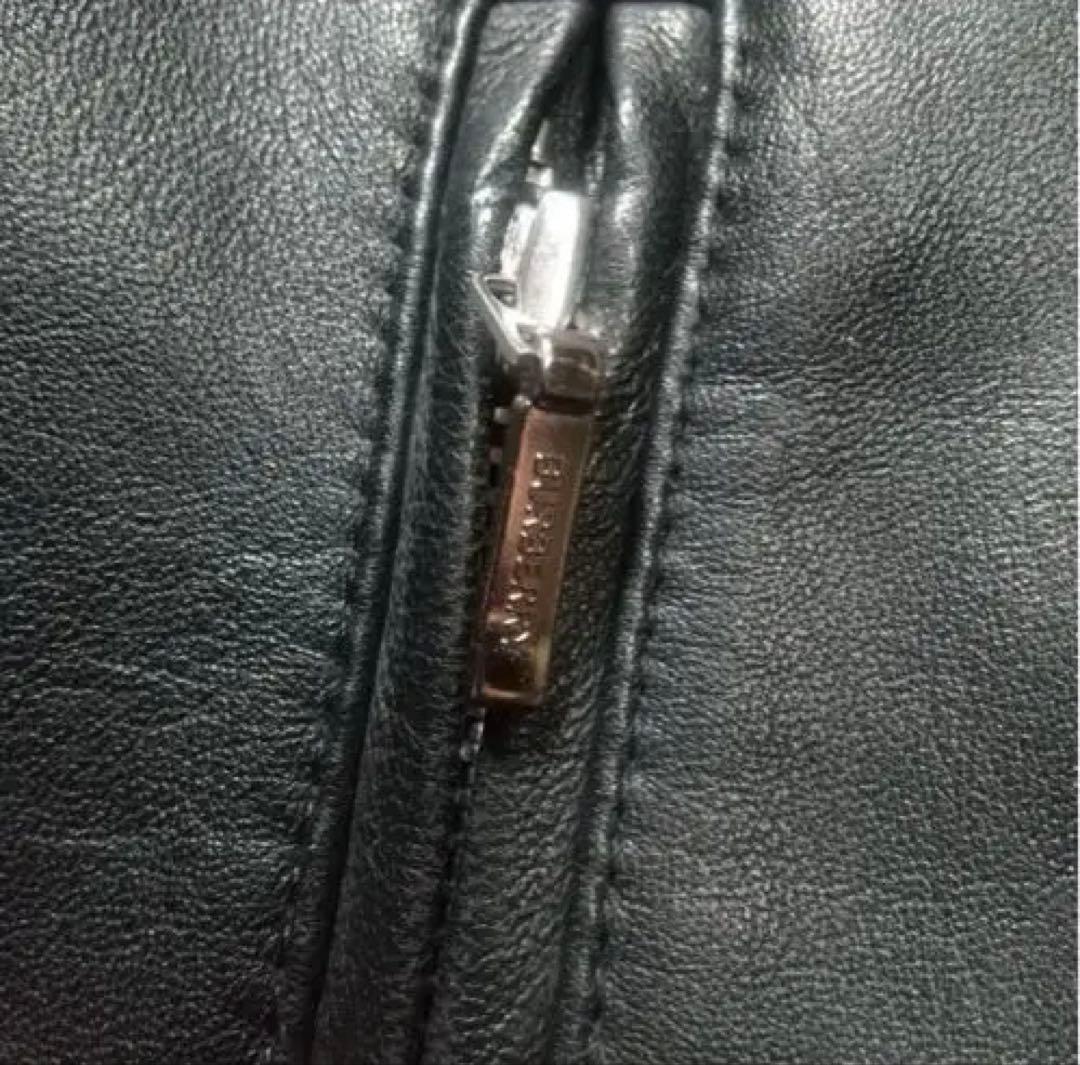 美品✨バーバリーブラックレーベル ラムレザー ライダース M ノバチェック