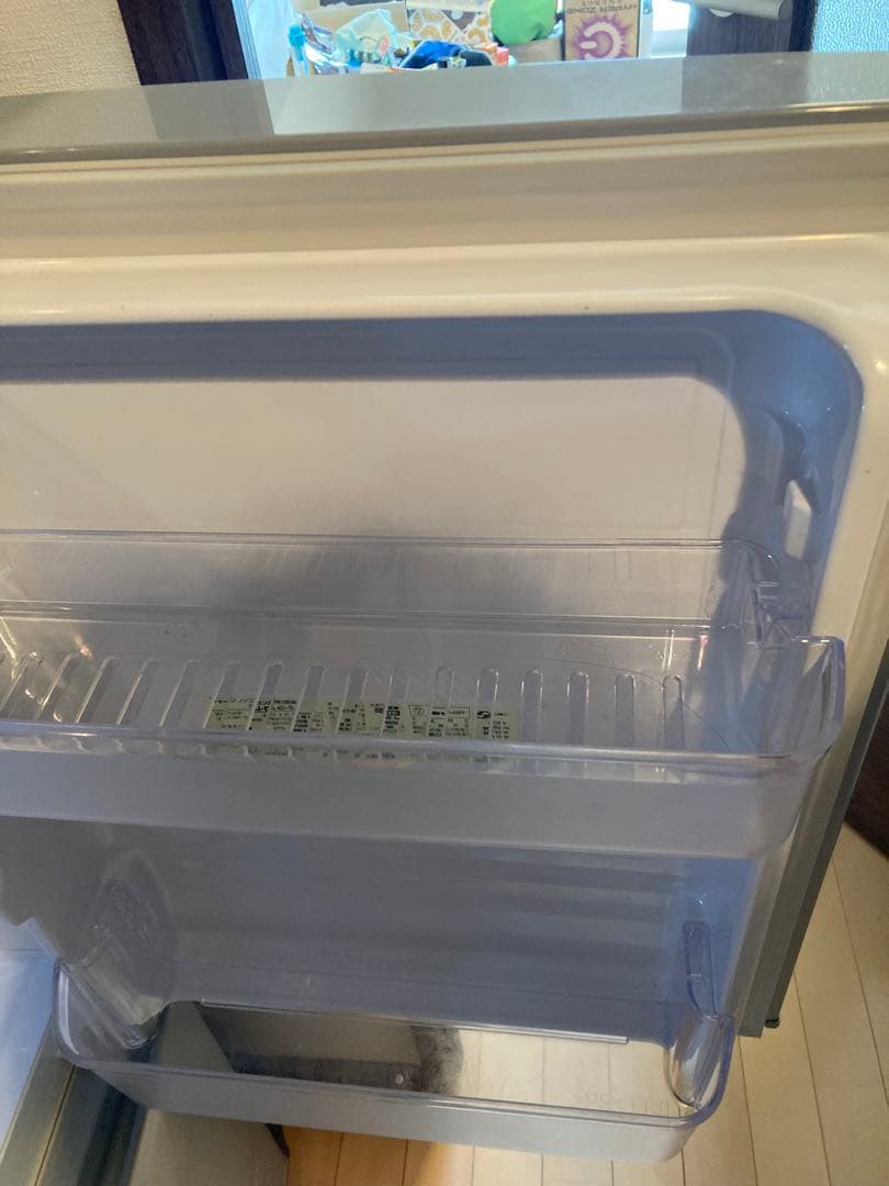 SHARP 冷蔵庫　左右開き　137L シルバー　SJ-D14D-S