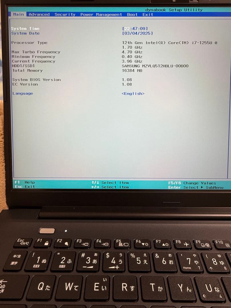 ダイナブック Dynabook MZ/MVL