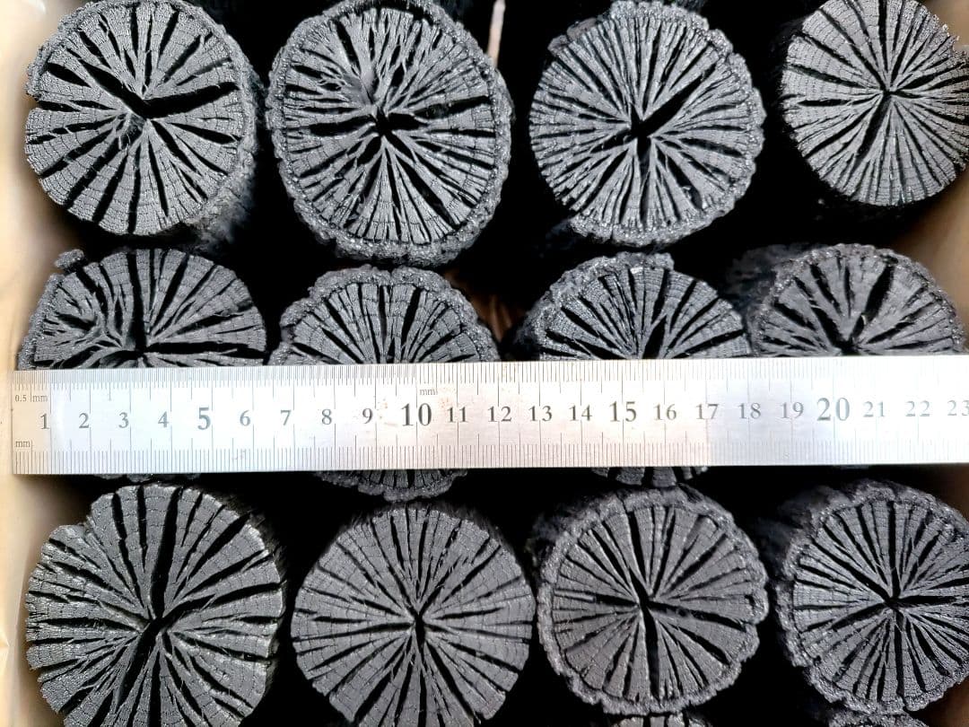 【愛媛産】クヌギ炉用胴炭約5kg 皮剥がれ