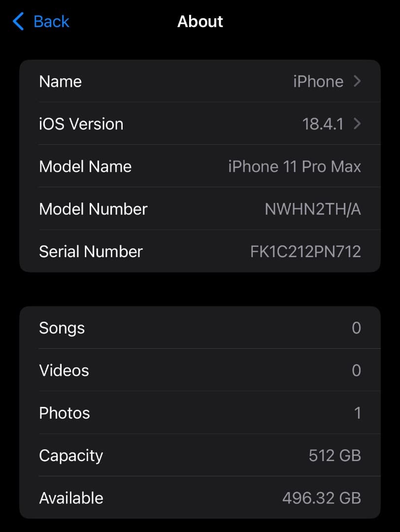 Apple iPhone 11 Pro Max 512GB シャッター音なし