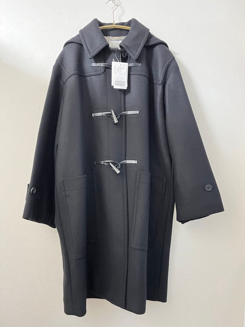 IENA イエナ コクーンショートダッフルコート 38 ブラック 黒