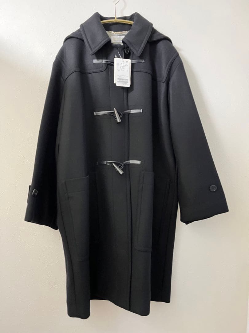 IENA イエナ コクーンショートダッフルコート 38 ブラック 黒