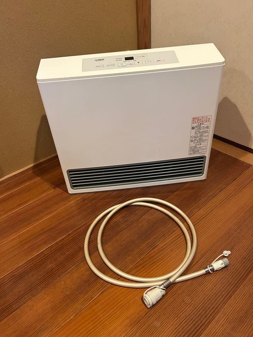 ガスファンヒーター ホワイト GFH-5802S 都市ガス用