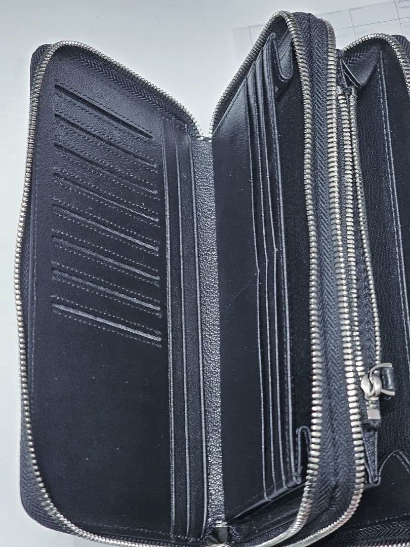 クロコダイル本革 長財布 ブラック 新品