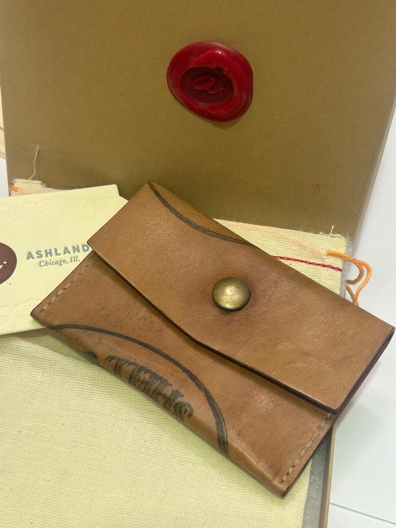 ASHLANDアシュランドレザー ホーウィンシェルコードバン ケース