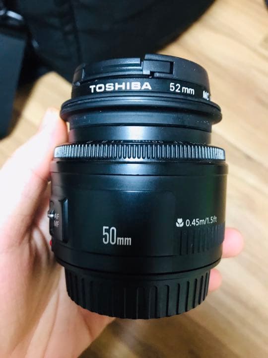 Canon EF 50mm F1.8(背景が綺麗にボケる神レンズ！)