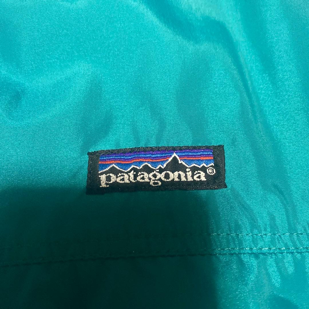 90s パタゴニア USA製 シェルドシンチラ　ジャケット ®️タグ　ターコイズ