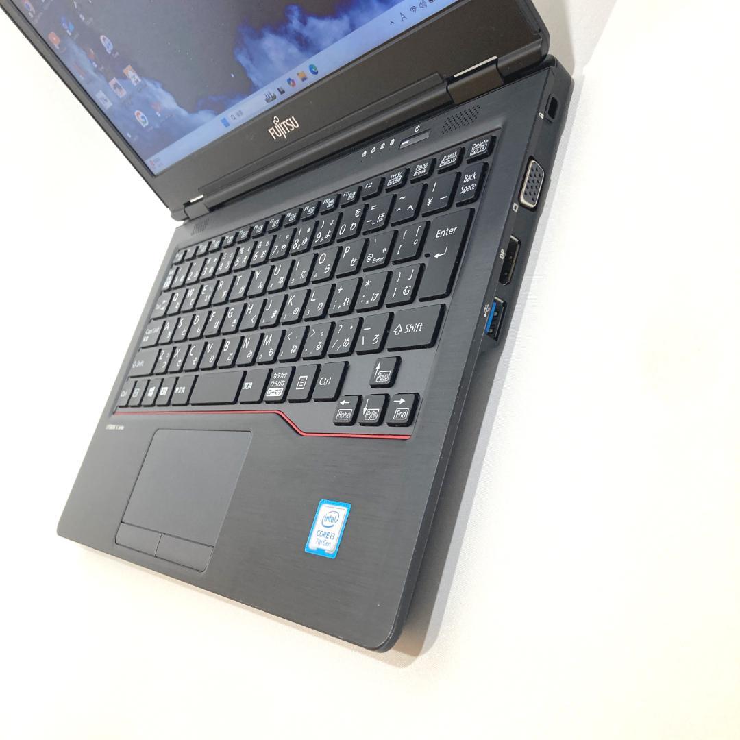 初心者向✨快適i3&SSD・薄型軽量◇黒◇すぐ使えるノートパソコン◇T266-3