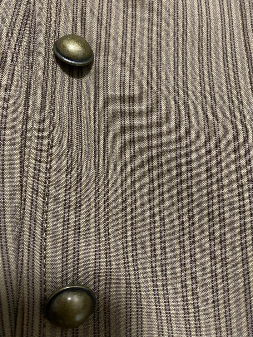 ZARA ストライプ柄フィットブレザー L　 ナポレオン