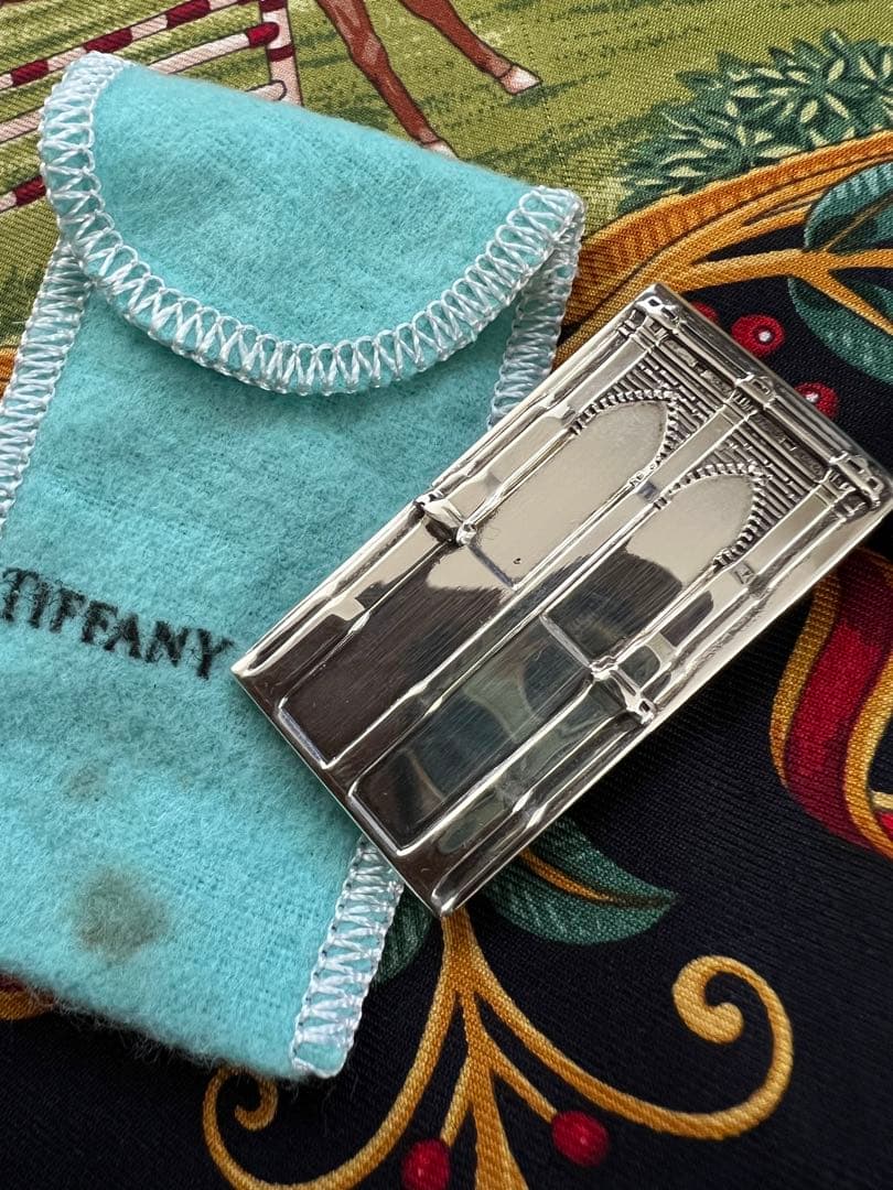 希少☆ティファニー　マネークリップ☆ブルックリン橋☆アンティーク☆スターリング