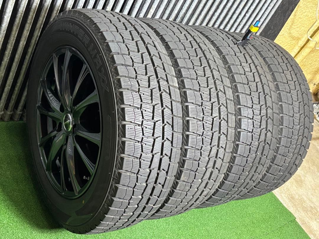 超美品バリ溝‼️225/60R17ＤＬスタットレスタイヤホイール4本セット