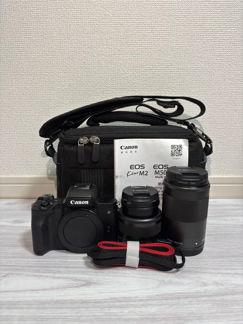 【美品】ミラーレスカメラEOS Kiss M2